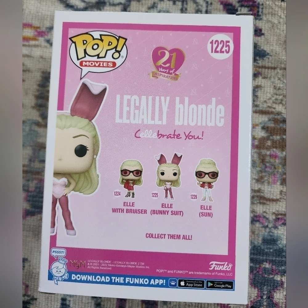 NRFB Funko Pop! Movies: Legally Blonde - Elle as Bunny